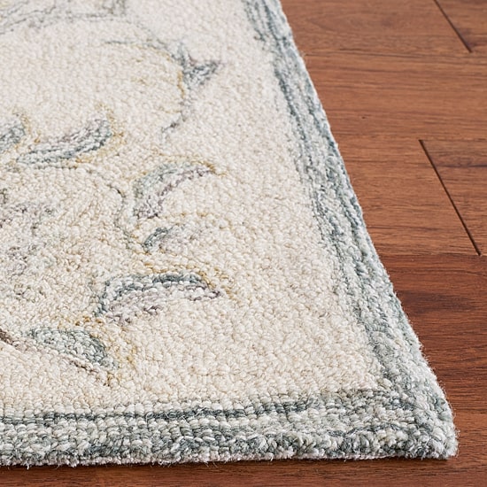 Martha Stewart Leia Floral Hand Tufted Indoor Rectangle Area Rug