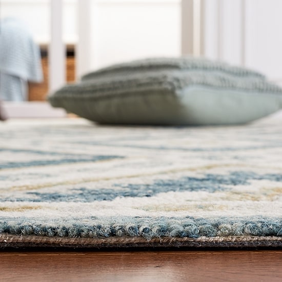 Martha Stewart Zuri Floral Hand Tufted Indoor Rectangle Area Rug