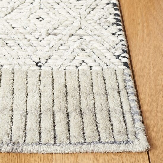 Martha Stewart Jade Bordered Loomed 8' X 10' Indoor Rectangular Area Rug