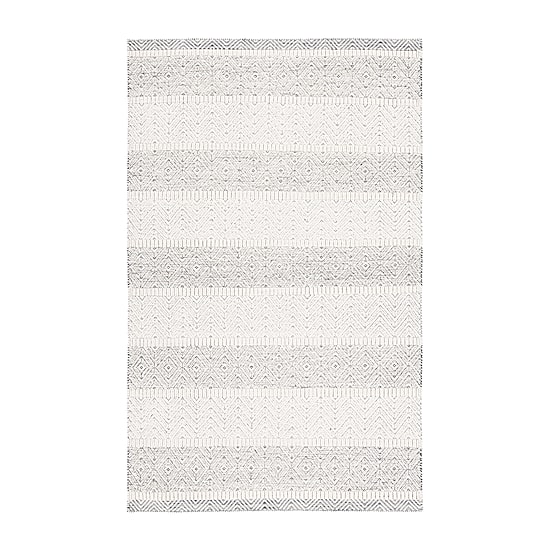 Martha Stewart Rae Stripe Loomed Indoor Rectangular Area Rug