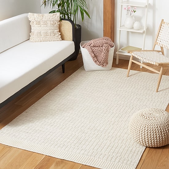 Martha Stewart Faye Stripe Loomed Indoor Rectangular Area Rug