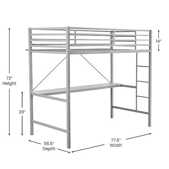 Jake Rectangular Bunk Bed