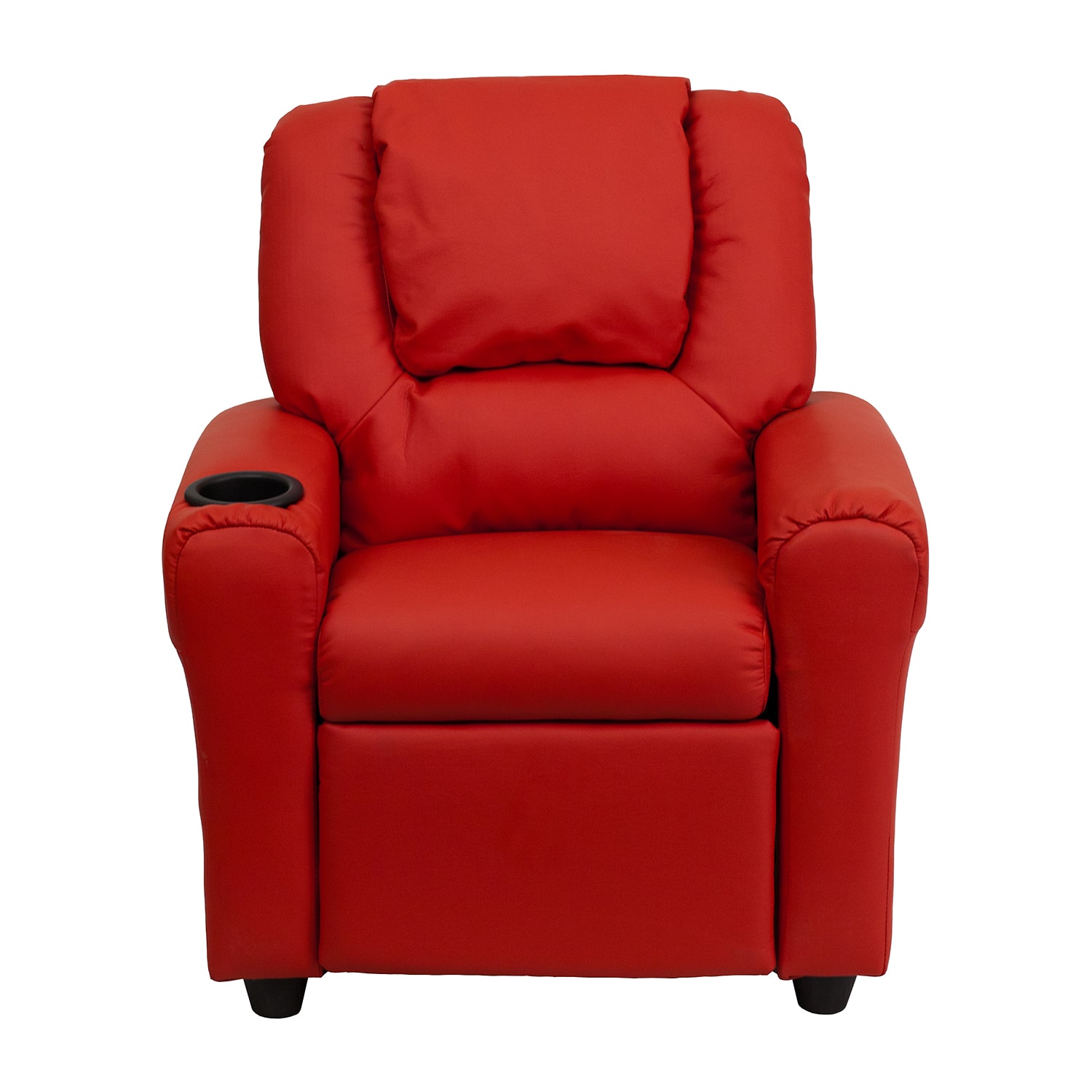 Vana Plush Recliner with Cup Holder for Kids