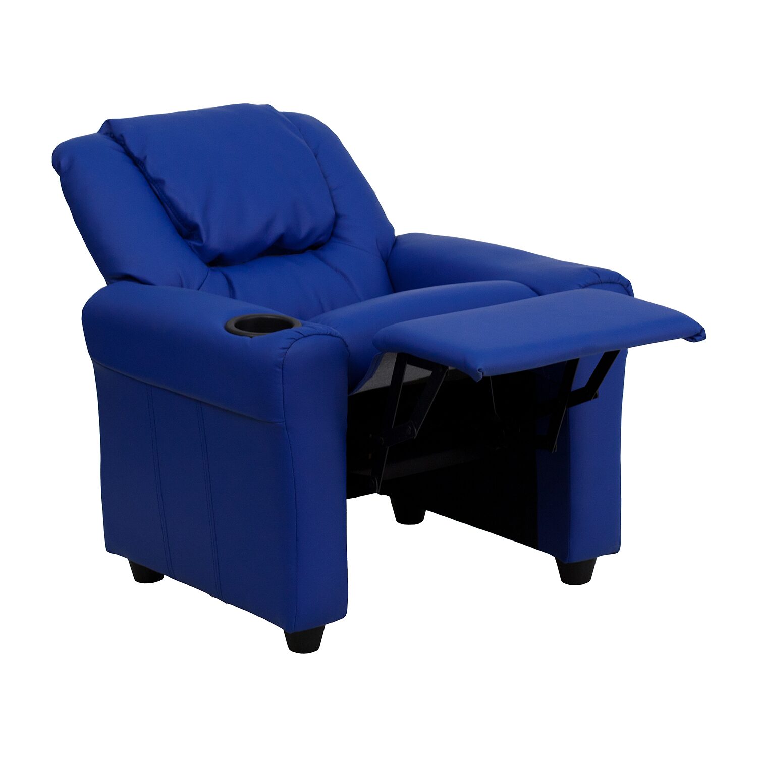 Vana Plush Recliner with Cup Holder for Kids