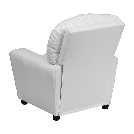 Chandler Plush Recliner with Cup Holder for Kids
