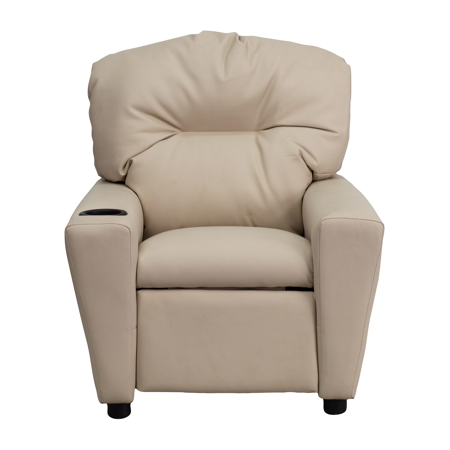 Chandler Plush Recliner with Cup Holder for Kids