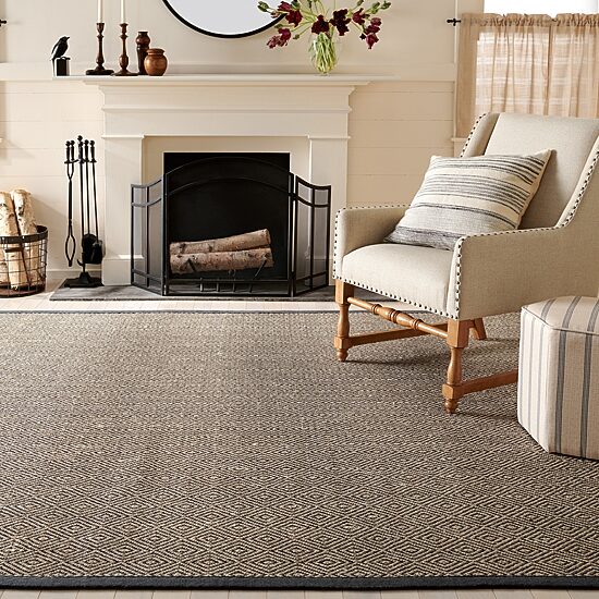 Martha Stewart Naia Bordered Indoor Rectangular Area Rug