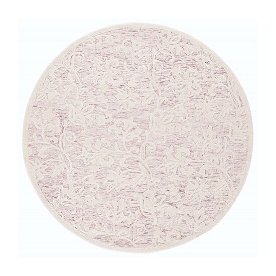 Martha Stewart Edi Floral 6' X 6' Indoor Round Area Rug