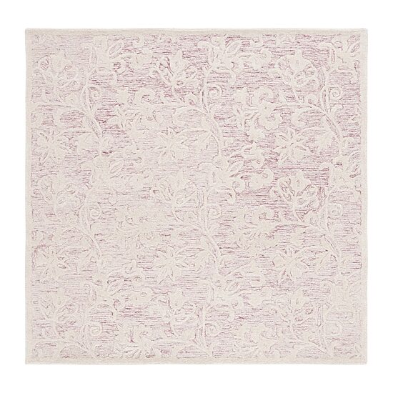 Martha Stewart Edi Floral 6' X 6' Indoor Square Area Rug