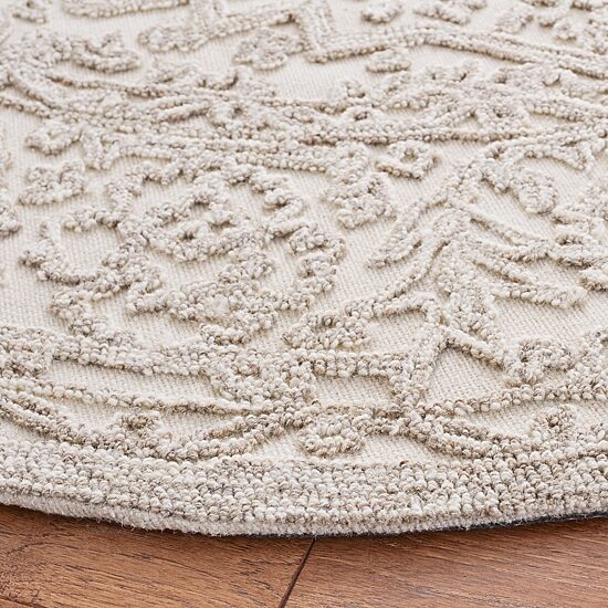 Martha Stewart Zion Bordered 6' X 6' Indoor Round Area Rug