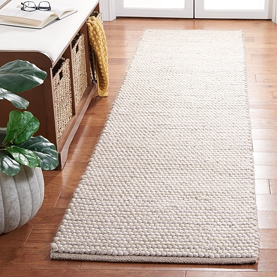 Martha Stewart Ina Stripe Woven 27" X 108" Indoor Rectangular Runner