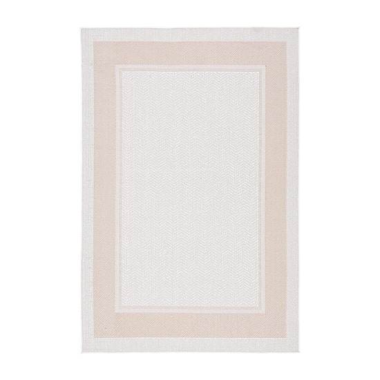 Martha Stewart Alena Bordered Washable Outdoor Rectangular Area Rug
