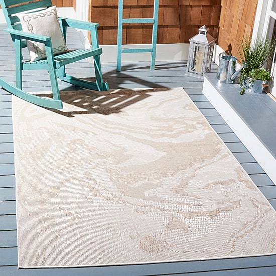 Martha Stewart Dalia Geometric Outdoor Rectangular Area Rug