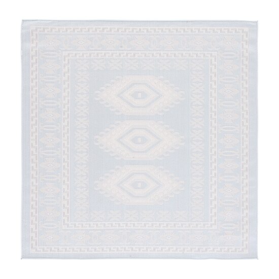 Martha Stewart Meera Medallion Washable 6'7" X 6'7" Outdoor Square Area Rug"