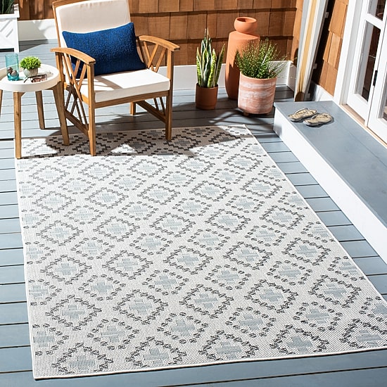 Martha Stewart Robin Geometric Outdoor Rectangular Area Rug