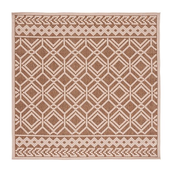 Martha Stewart Ava Bordered 6'7" X 6'7" Outdoor Square Area Rug