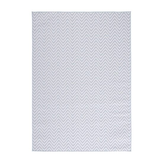 Martha Stewart Romi Chevron Washable Outdoor Rectangular Area Rug