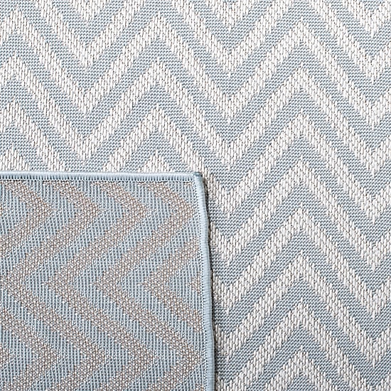 Martha Stewart Romi Chevron Washable Outdoor Rectangular Area Rug