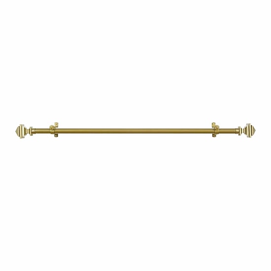 Buono II ¾" Adjustable Curtain Rod with Bach Finial