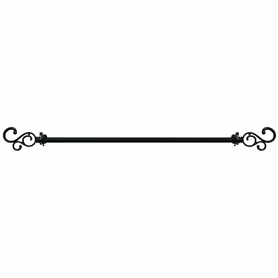 Buono II ¾" Adjustable Curtain Rod with Medley Finial