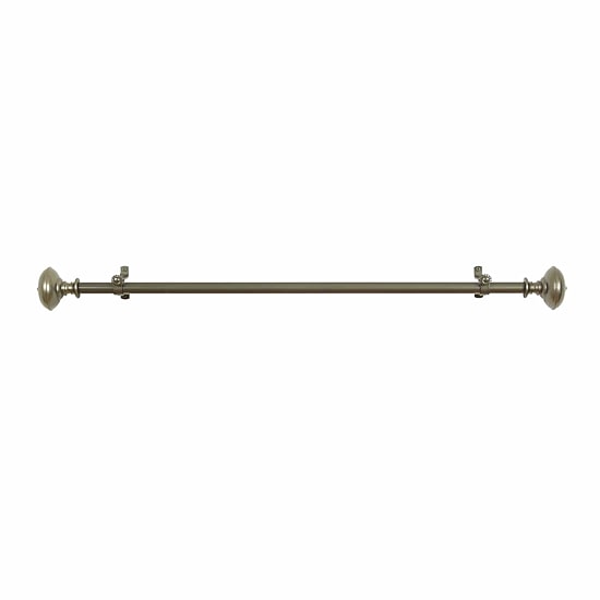 Buono II ¾" Adjustable Curtain Rod with Othello Finial