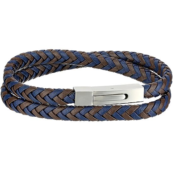 Mens Stainless Steel Wrap Bracelet