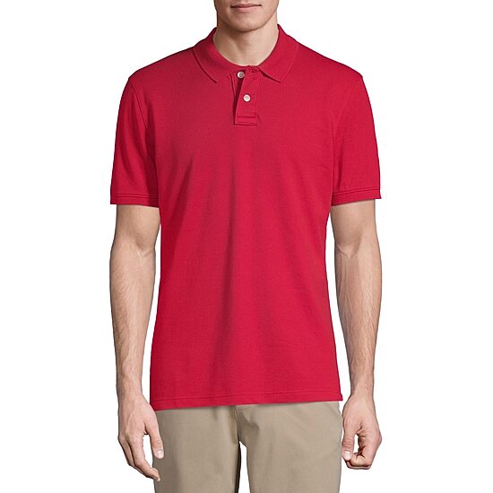 Arizona Mens Regular Fit Short Sleeve Polo Shirt