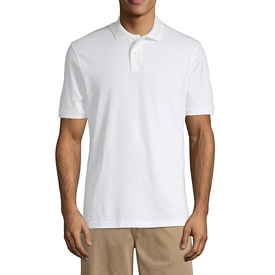 Arizona Mens Regular Fit Short Sleeve Polo Shirt
