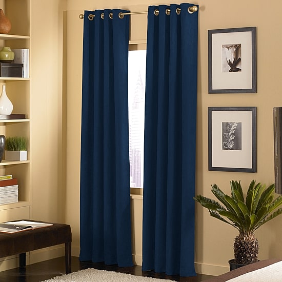 CHF Cameron Grommet Top Light-Filtering Single Curtain Panel