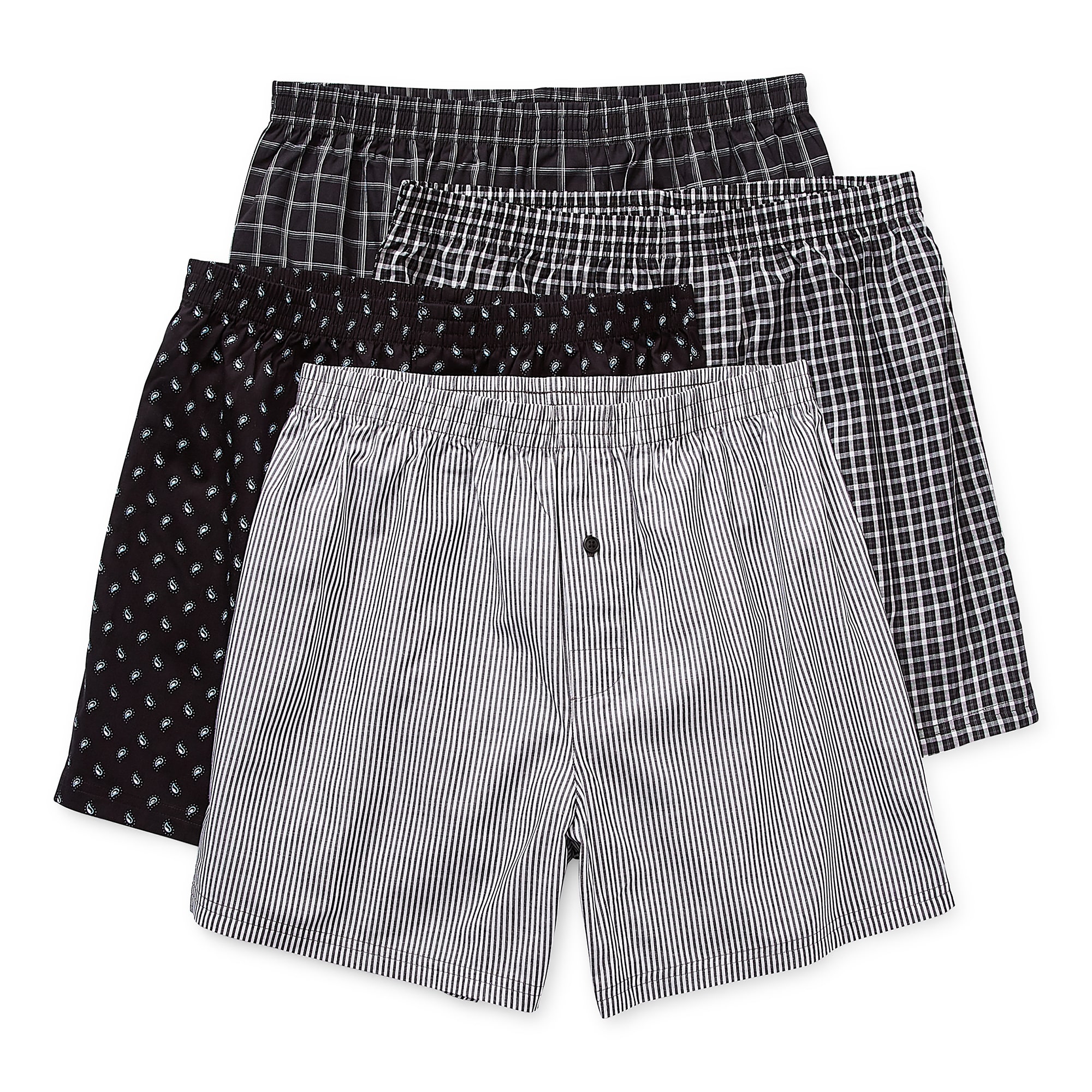 Stafford Woven Mens 4 Pack Boxers 305919