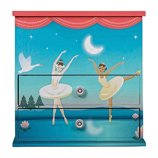 Mele and Co Mariel Balleria Blue Jewelry Box