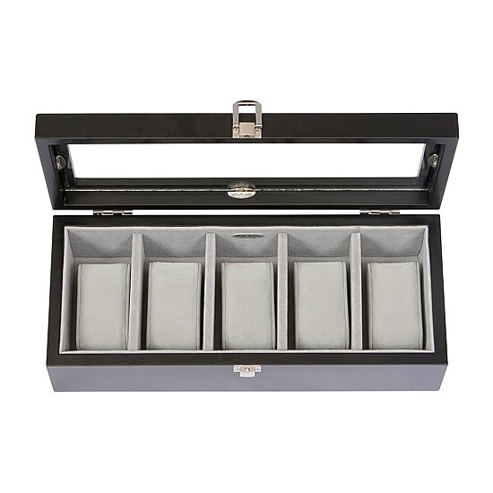 Mele And Co Tate Java-Finish Watch Box