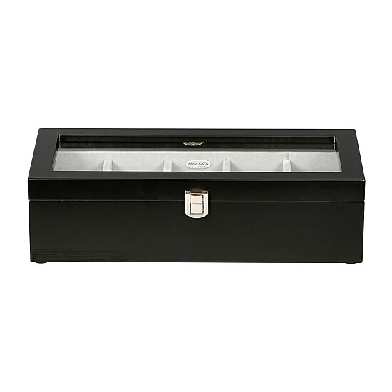 Mele And Co Tate Java-Finish Watch Box