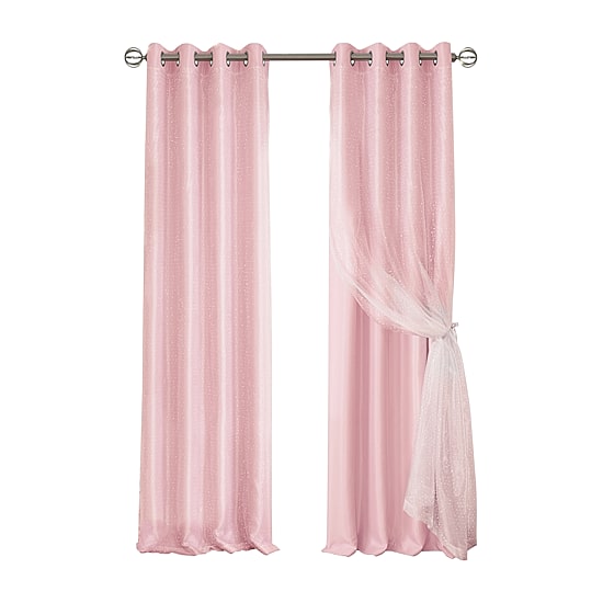 Threadmade Aurora Grommet Top Light-Filtering Single Curtain Panel