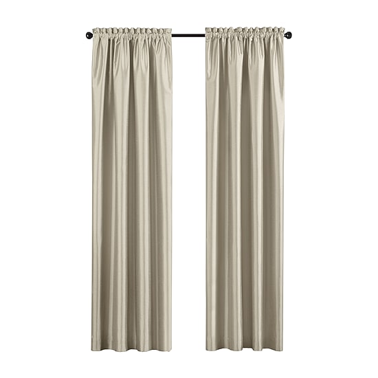 Threadmade Colette Rod Pocket Energy Saving Blackout Single Curtain Panel