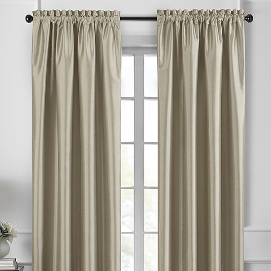 Threadmade Colette Rod Pocket Energy Saving Blackout Single Curtain Panel