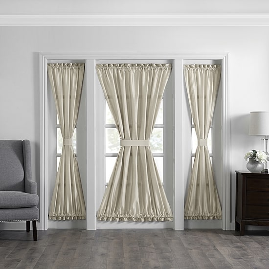Threadmade Colette Light-Filtering Rod Pocket Door Panel Curtain