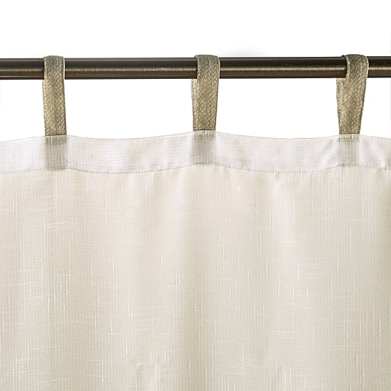 Elrene Home Fashions Darien Tab Top Sheer Single Outdoor Curtain Panel