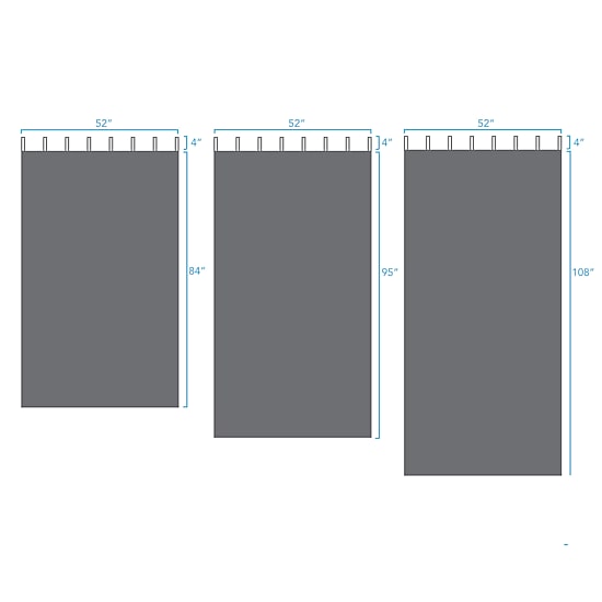 Elrene Home Fashions Darien Tab Top Sheer Single Outdoor Curtain Panel