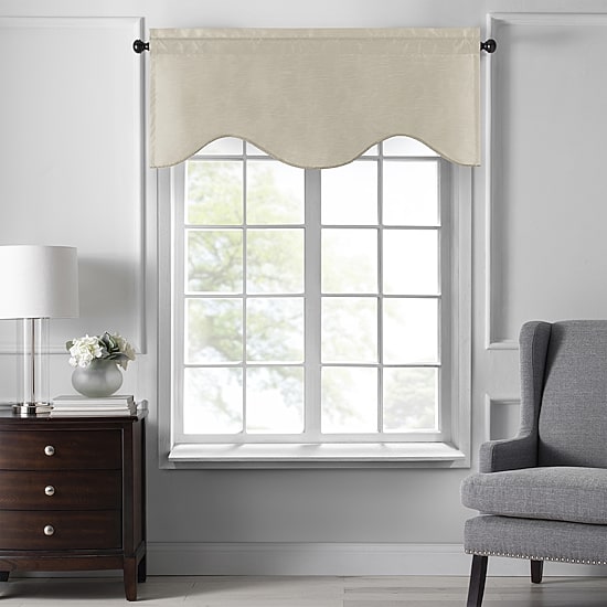 Elrene Home Fashions Colette Rod Pocket Valance
