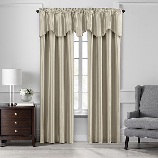 Elrene Home Fashions Colette Rod Pocket Valance