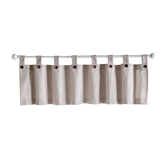 Threadmade Tucker Stripe Tab Top Valance