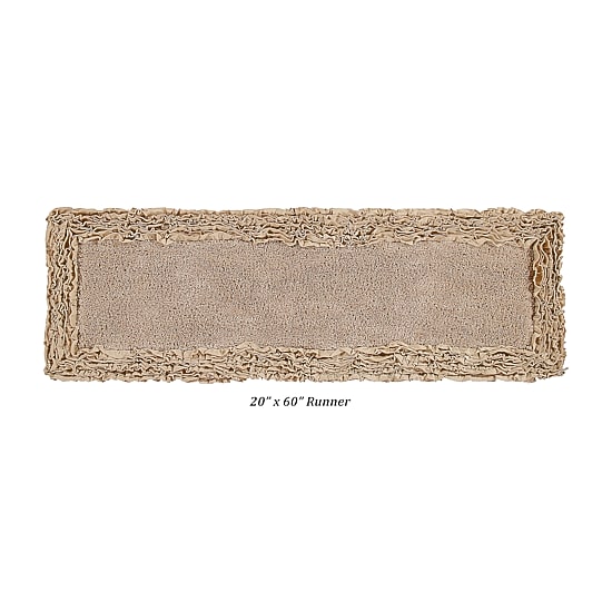 Better Trends Shaggy Border Mat Bath Rug
