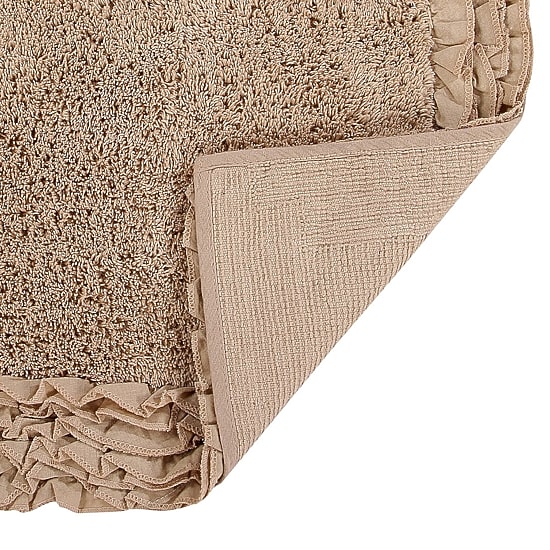 Better Trends Shaggy Border Mat Bath Rug