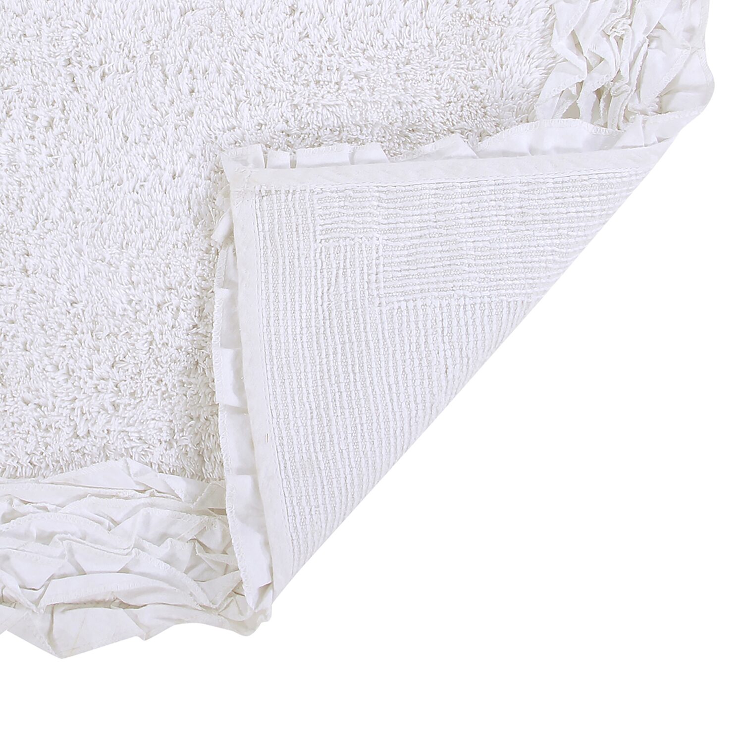 Better Trends Shaggy Border Mat Bath Rug