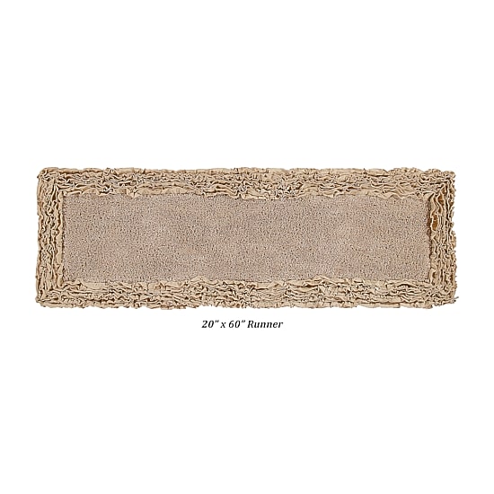 Better Trends Shaggy Border Mat Bath Rug