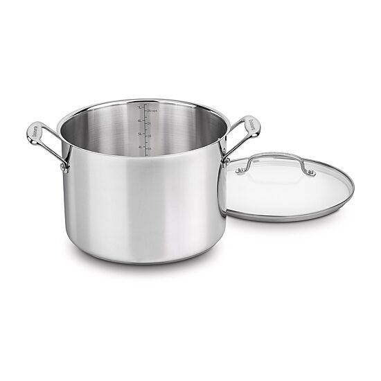 Cuisinart Chefs With Lid 8 Qt 2-pc. Stainless Steel Stockpot