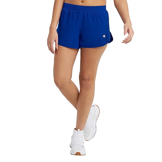 Champion Womens 3 1/2" Mid Rise Moisture Wicking Workout Shorts