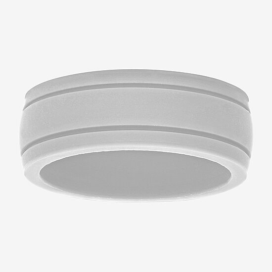 Mens 8MM Silicone Wedding Band