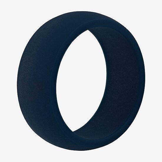 Mens 8MM Silicone Wedding Band